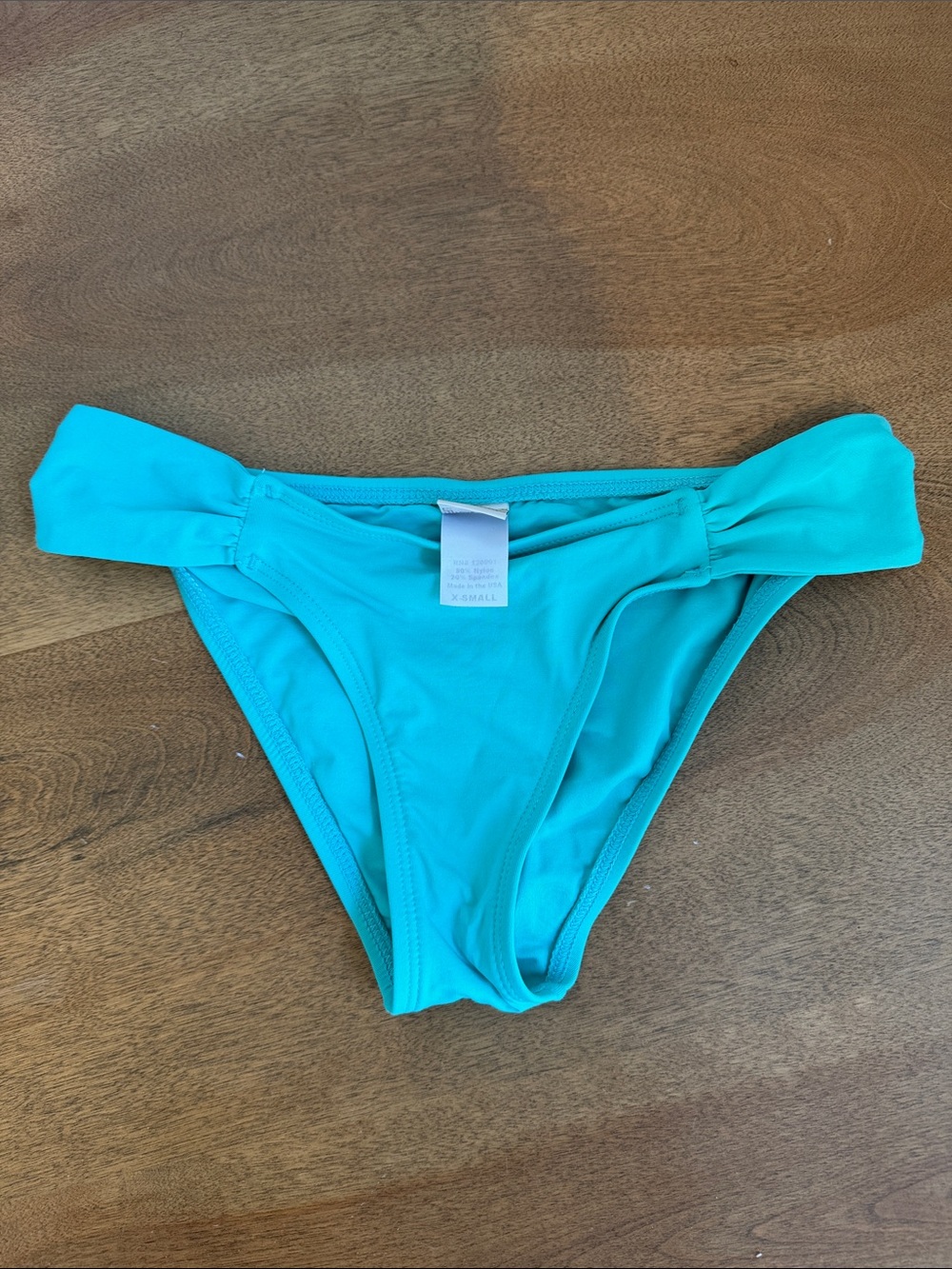 l*space Turquoise Bikini Bottom with Side Bands
